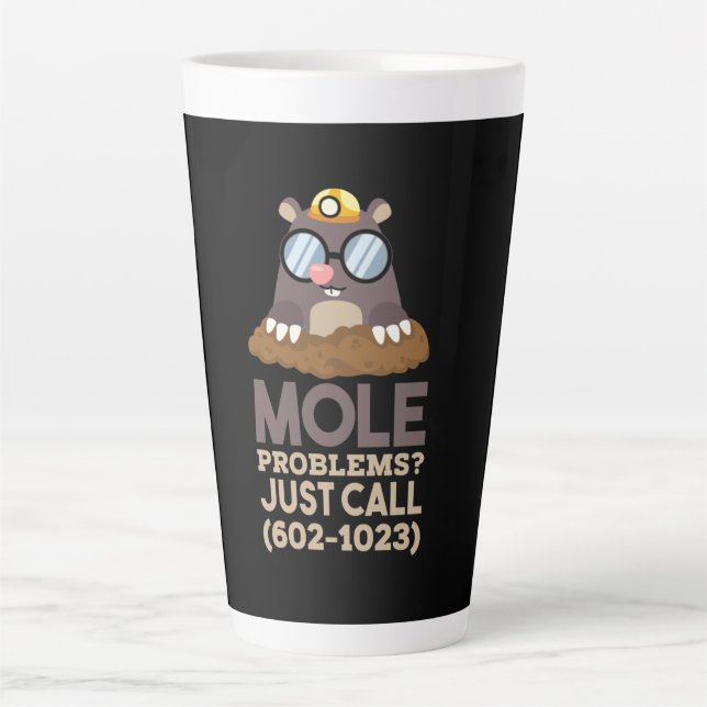 Chemistry - Mole Problems Latte Mug (Front)