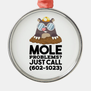 Chemistry - Mole Problems  Metal Tree Decoration