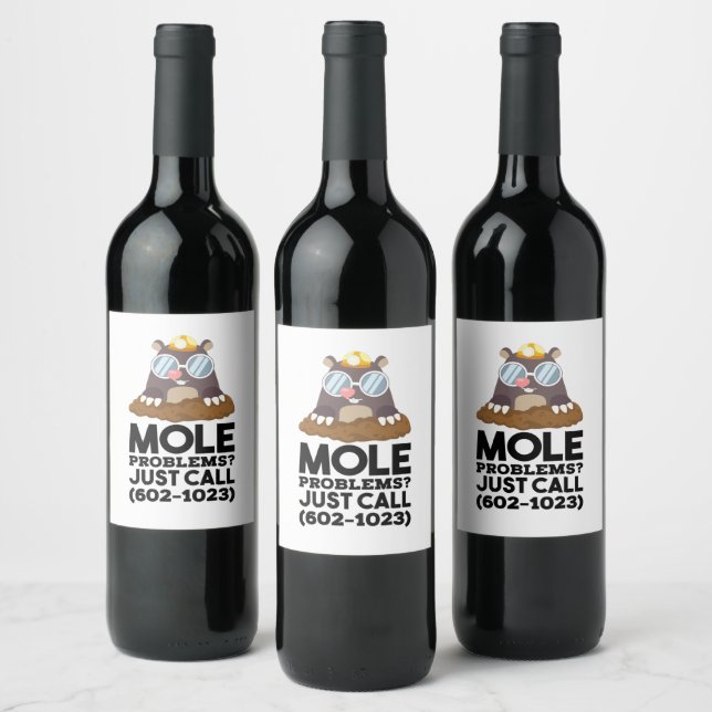 Chemistry - Mole Problems  Wine Label (Bottles)