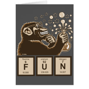 Chemistry monkey discovered fun