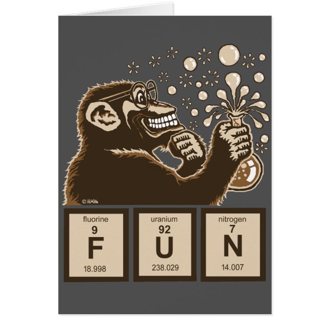Chemistry monkey discovered fun (Front)