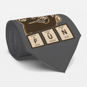 Chemistry monkey discovered fun tie