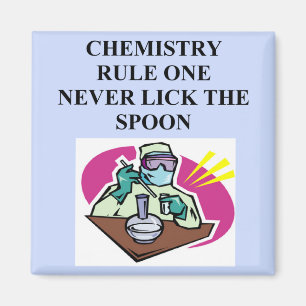 chemistry: never lick the spoon magnet