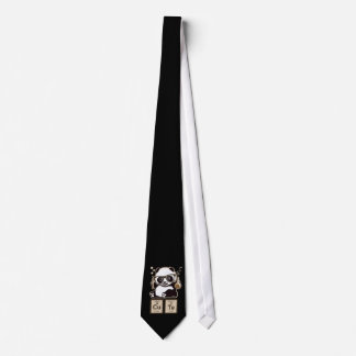 Chemistry panda discovered cute tie