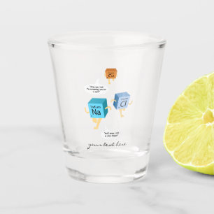 Chemistry Periodic Table Elements Teacher Custom Shot Glass