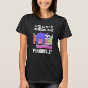 Chemistry Periodic Table Pun Sloth Sleeping In Che T-Shirt