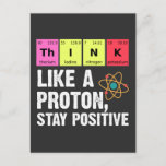 Chemistry Physicists Teacher Student Proton Scienc Postcard<br><div class="desc">Funny Nerdy Science Surprise for a student,  chemist,  Physics,  teacher,  scientist or pharmacist. Ideal Gift for all Science Nerds who like experimenting or doing an experiment in the laboratory or lab.</div>