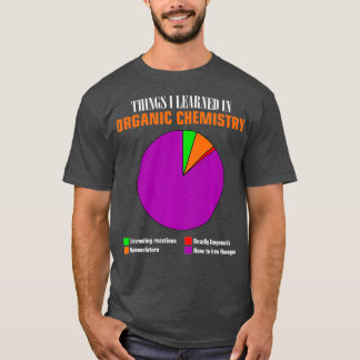 Chemistry pie chart hexagon compounds funny gift T-Shirt