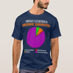 Chemistry pie chart hexagon compounds funny gift T-Shirt