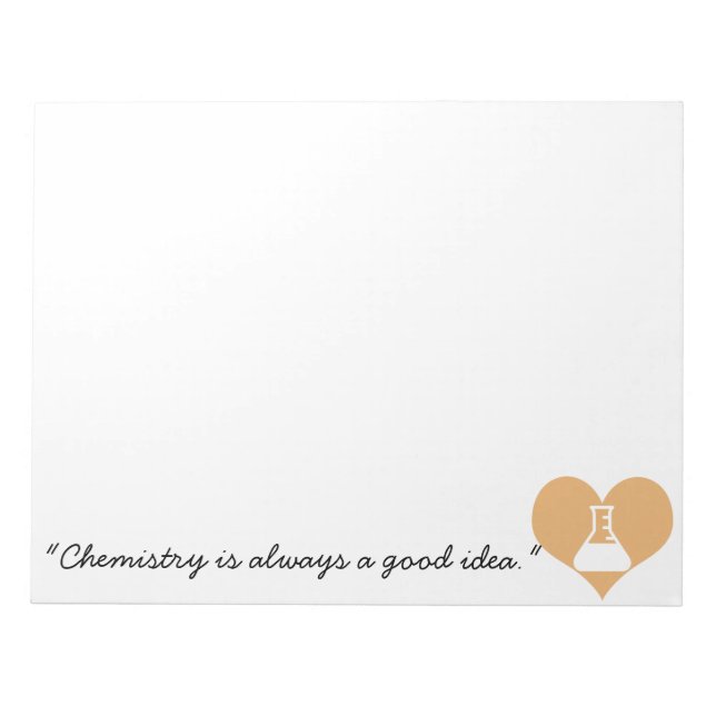 Chemistry Quote Notepad (Front)