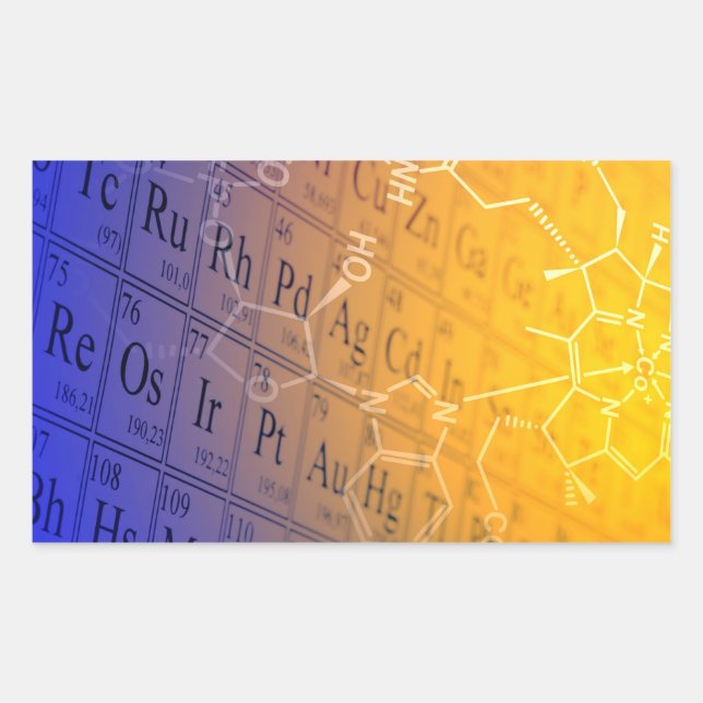Chemistry Rectangular Sticker (Front)
