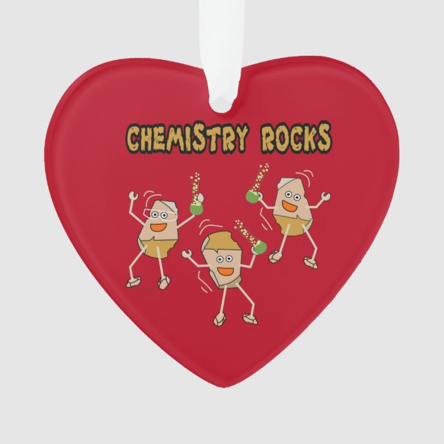 Chemistry Rocks Ornament (Front)