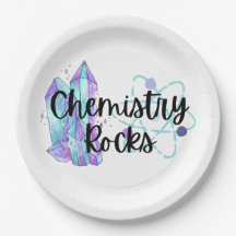 Chemistry Rocks Party Plates