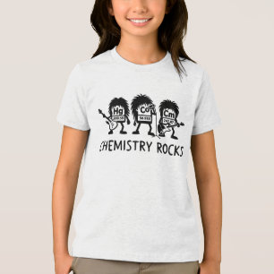 Chemistry Rocks Science Rock Band Tri-Blend Shirt