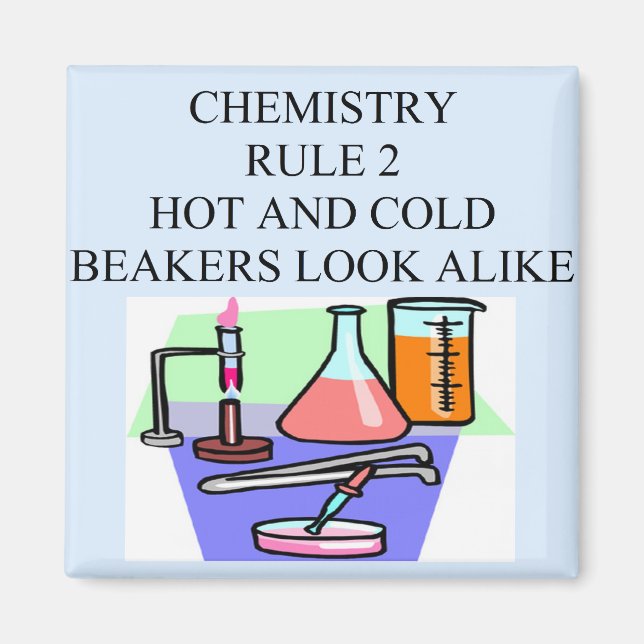 chemistry rule 2 magnet (Front)