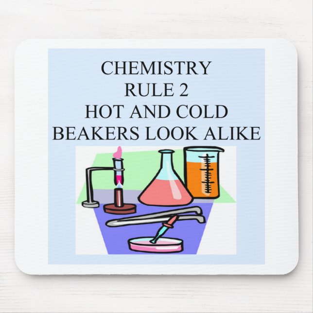 chemistry rule 2 mouse mat (Front)