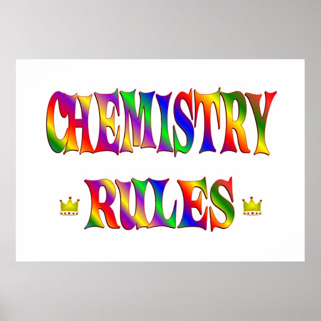 Chemistry Rules Poster (Front)