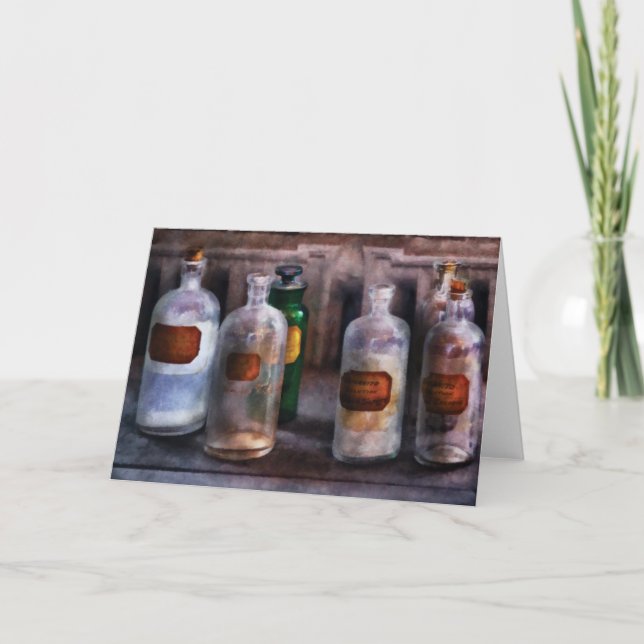 Chemistry - Saturated Solutions Holiday Card (Front)