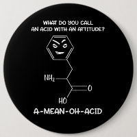 Chemistry Science Acid Attitude A-Mean-Oh-Acid