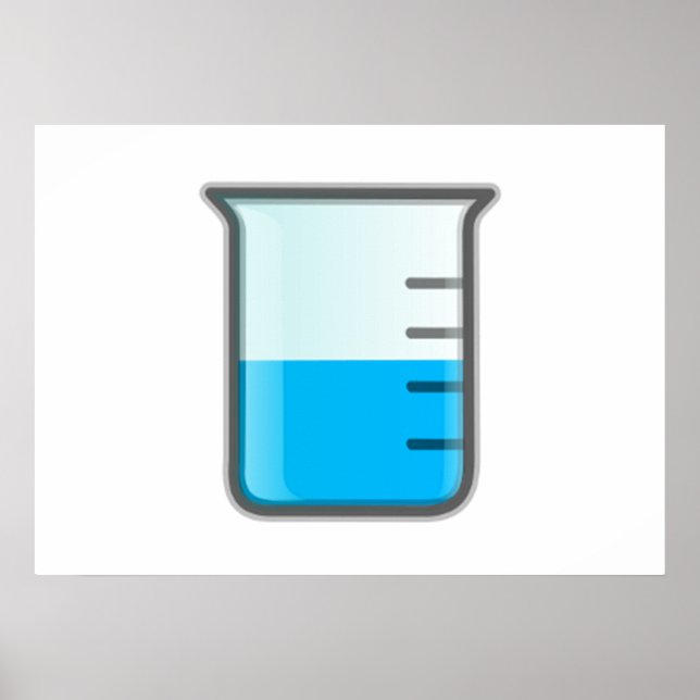 Chemistry Science Beaker Poster (Front)