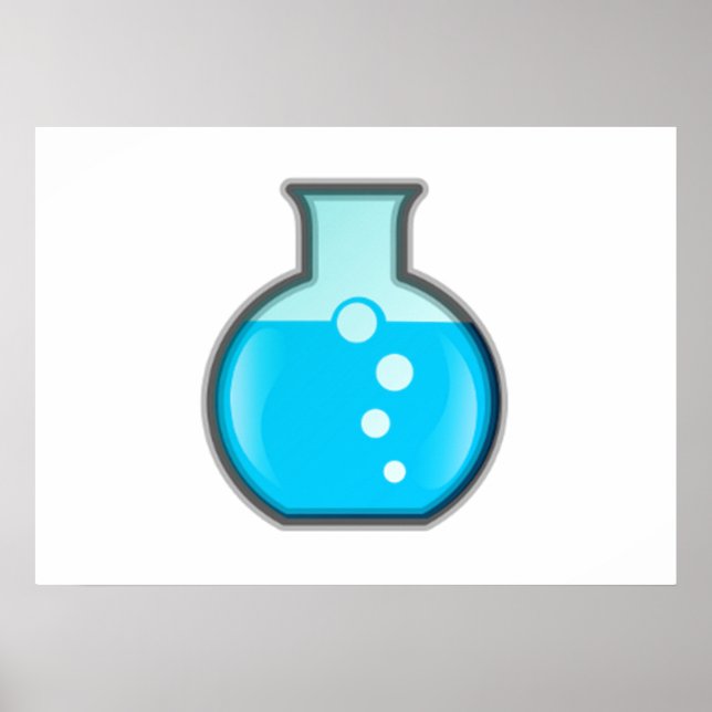 Chemistry Science Beaker Poster (Front)