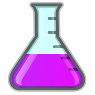 Chemistry Science Beaker Standing Photo Sculpture