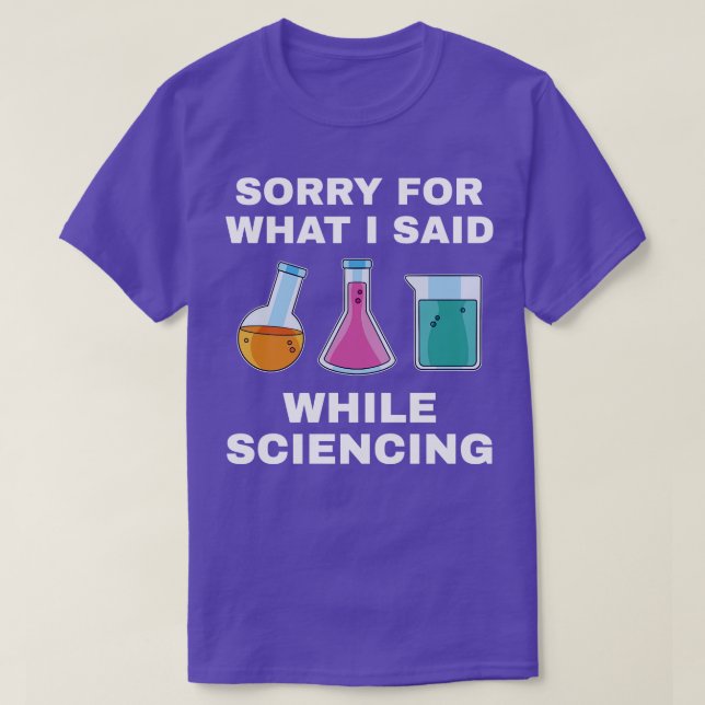 Chemistry Science Chemist Funny Lab Nerd T-Shirt (Design Front)