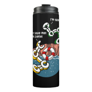 Chemistry Science Diene and Triene Funny Joke Thermal Tumbler