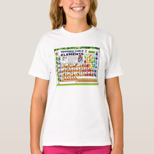 Chemistry, science, periodic table of elements T-Shirt
