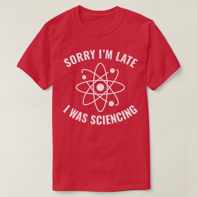 Chemistry Science Scientists Funny Laboratory T-Shirt (Design Front)