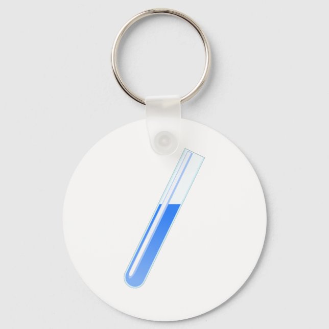 Chemistry Science Test Tube Key Ring (Front)