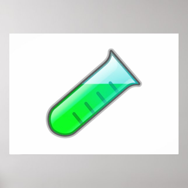 Chemistry Science Test Tube Poster (Front)