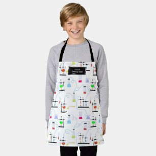 Chemistry Science Test Tubes Lab School Subject  Apron