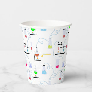 Chemistry Science Test Tubes Lab School Subject Paper Cups
