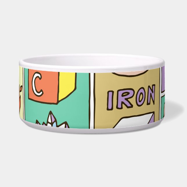 Chemistry Science Vintage Illustration Set (Front)