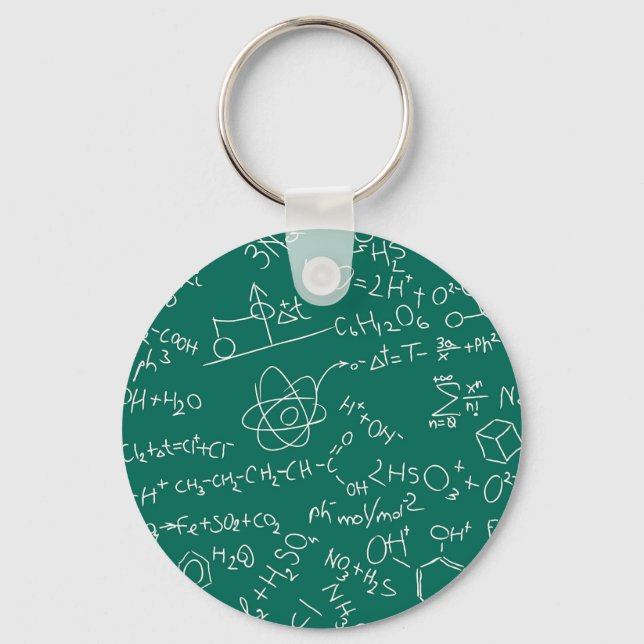 Chemistry scribbles key ring (Front)