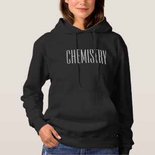Chemistry   Simple Typography Design College Hoodie