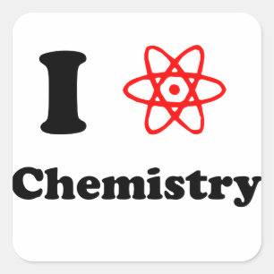 Chemistry Square Sticker