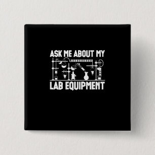 Chemistry Teacher 15 Cm Square Badge