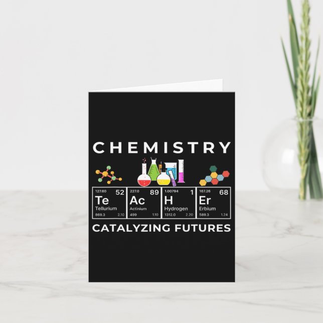 Chemistry Teacher Catalyst Educator Periodic Table Card (Front)