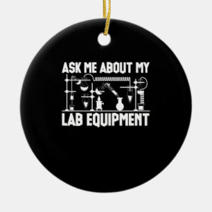 Chemistry Teacher Ceramic Tree Decoration