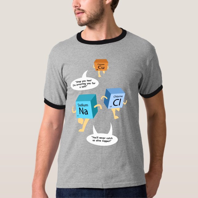 Chemistry Teacher Chemical Elements Gag Birthday T-Shirt (Front)