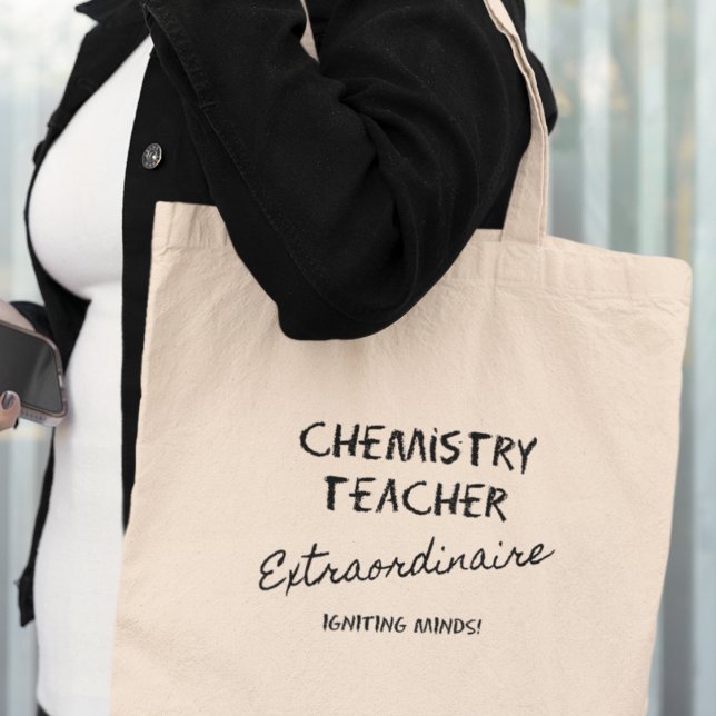 Chemistry Teacher Extraordinaire Cool Gift  Tote Bag (Shop now and make a stylish statement while celebrating your role as a chemistry educator!)