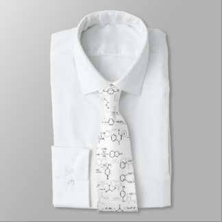 Chemistry Teacher Formulas Cool Geek Funny Tie