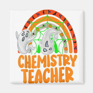 Chemistry Teacher Funny Halloween Costumes Science Magnet
