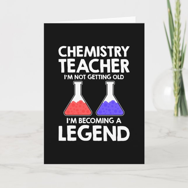 Chemistry Teacher Legend Card (Front)