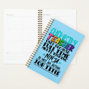 Chemistry Teacher Only Because Full Time Multi Planner