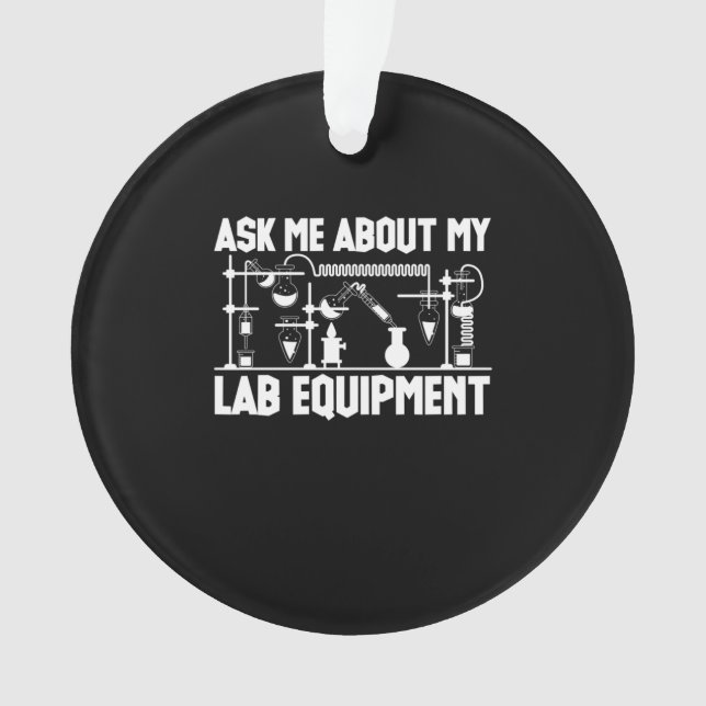 Chemistry Teacher Ornament (Front)