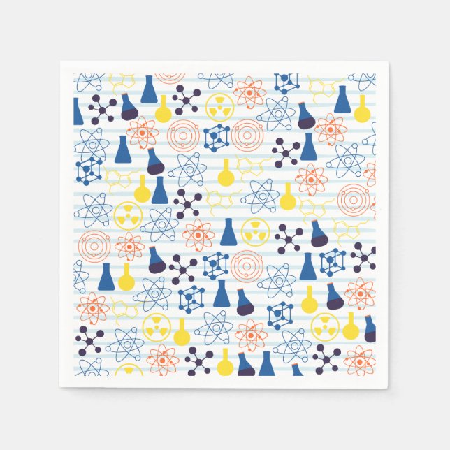 Chemistry teacher paper napkins (Front)