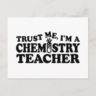 Chemistry Teacher Postcard